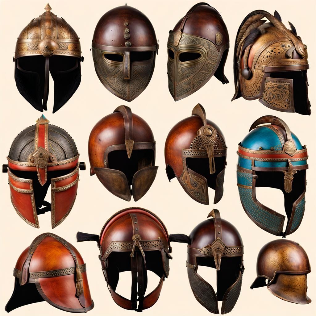 Helmet Collection - Ai Generated Artwork - Nightcafe Creator