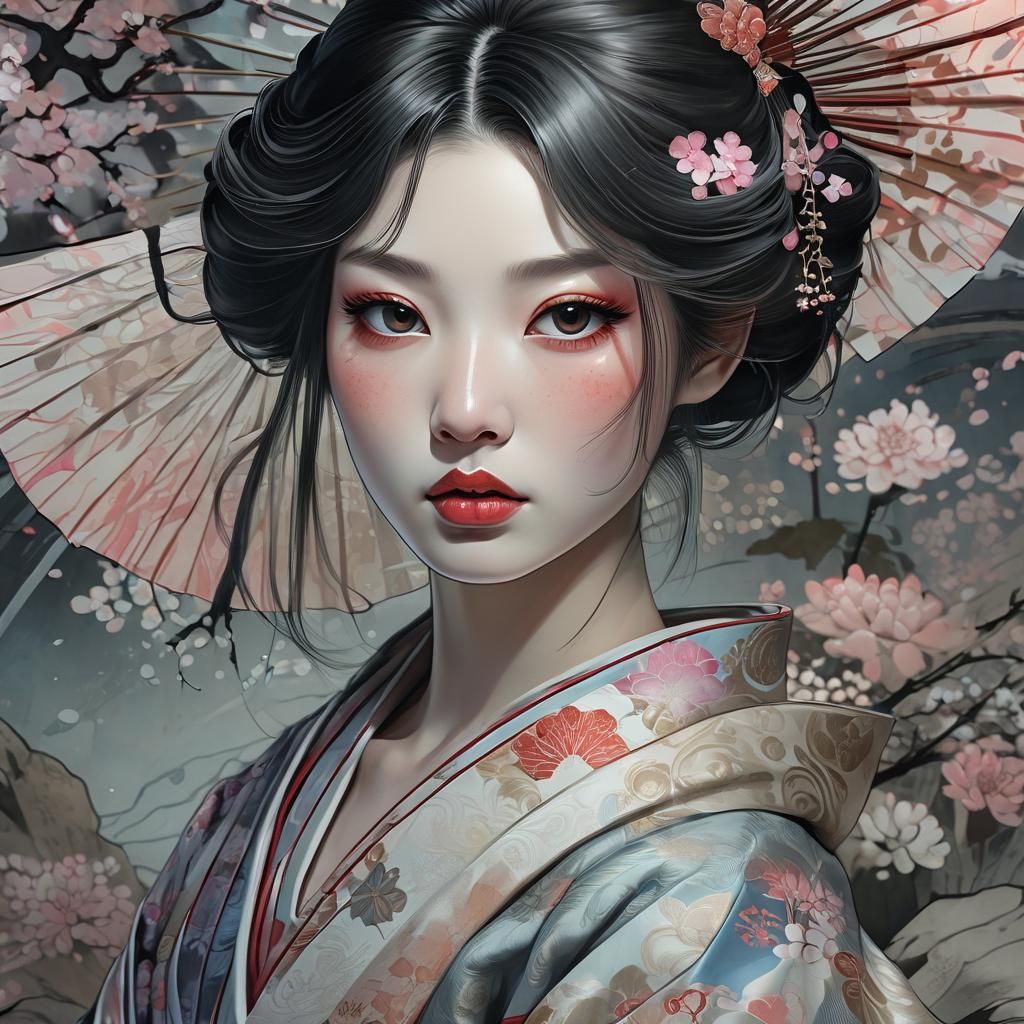 Beautiful Geisha   by @ArJeanVerse