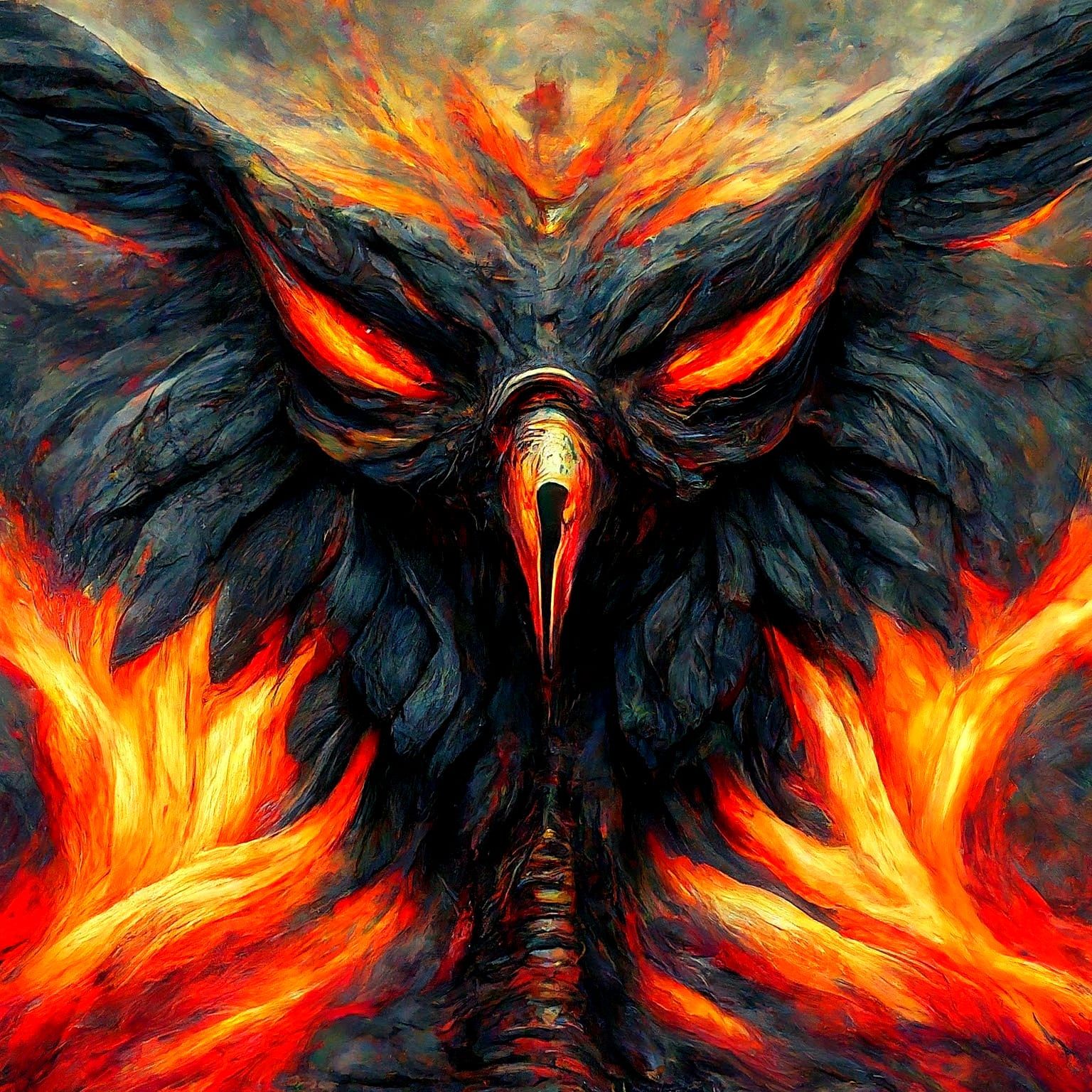 Crow of Flames