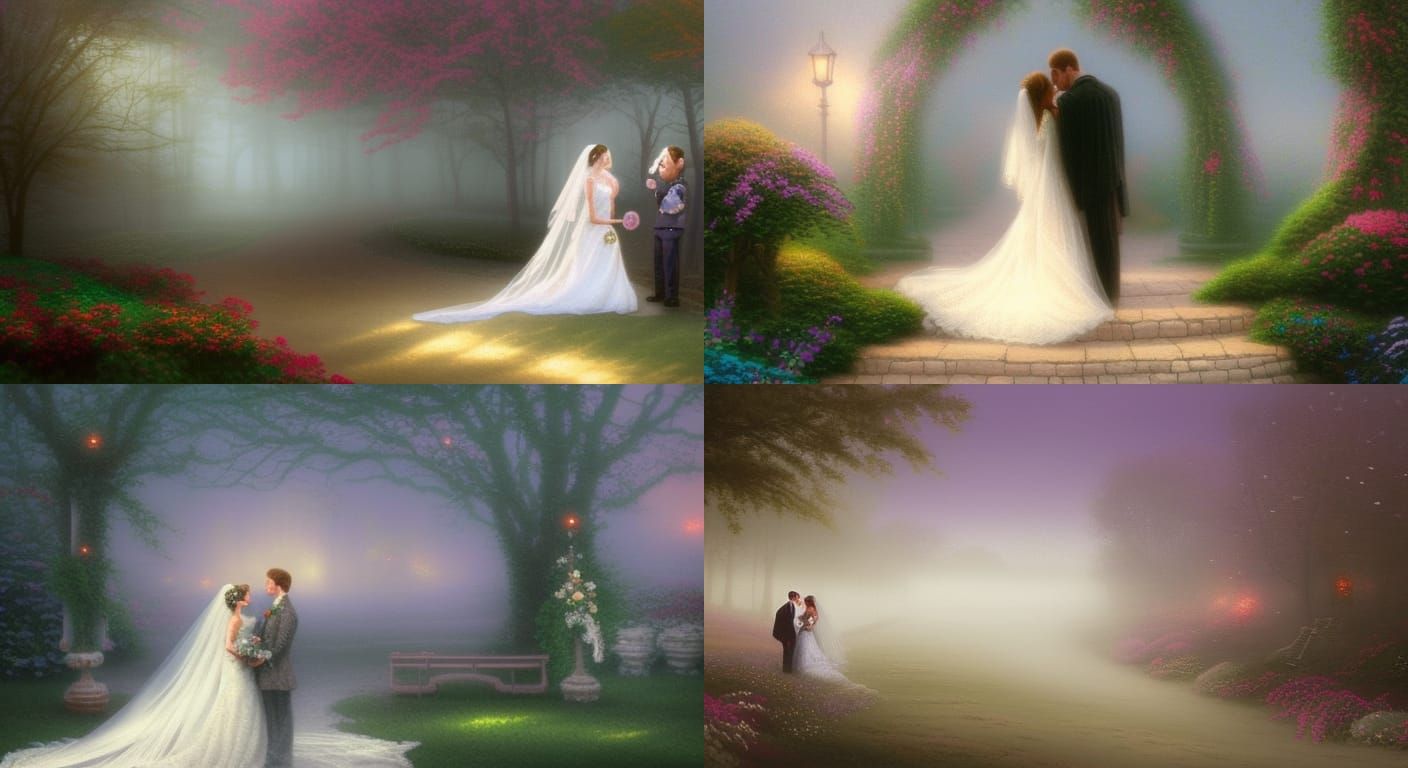 Getting married in the garden