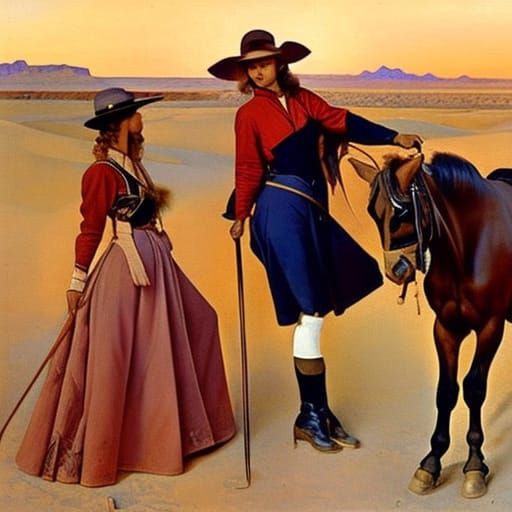 Two beauty cowgirls found vanity and pride in the desert
By ...