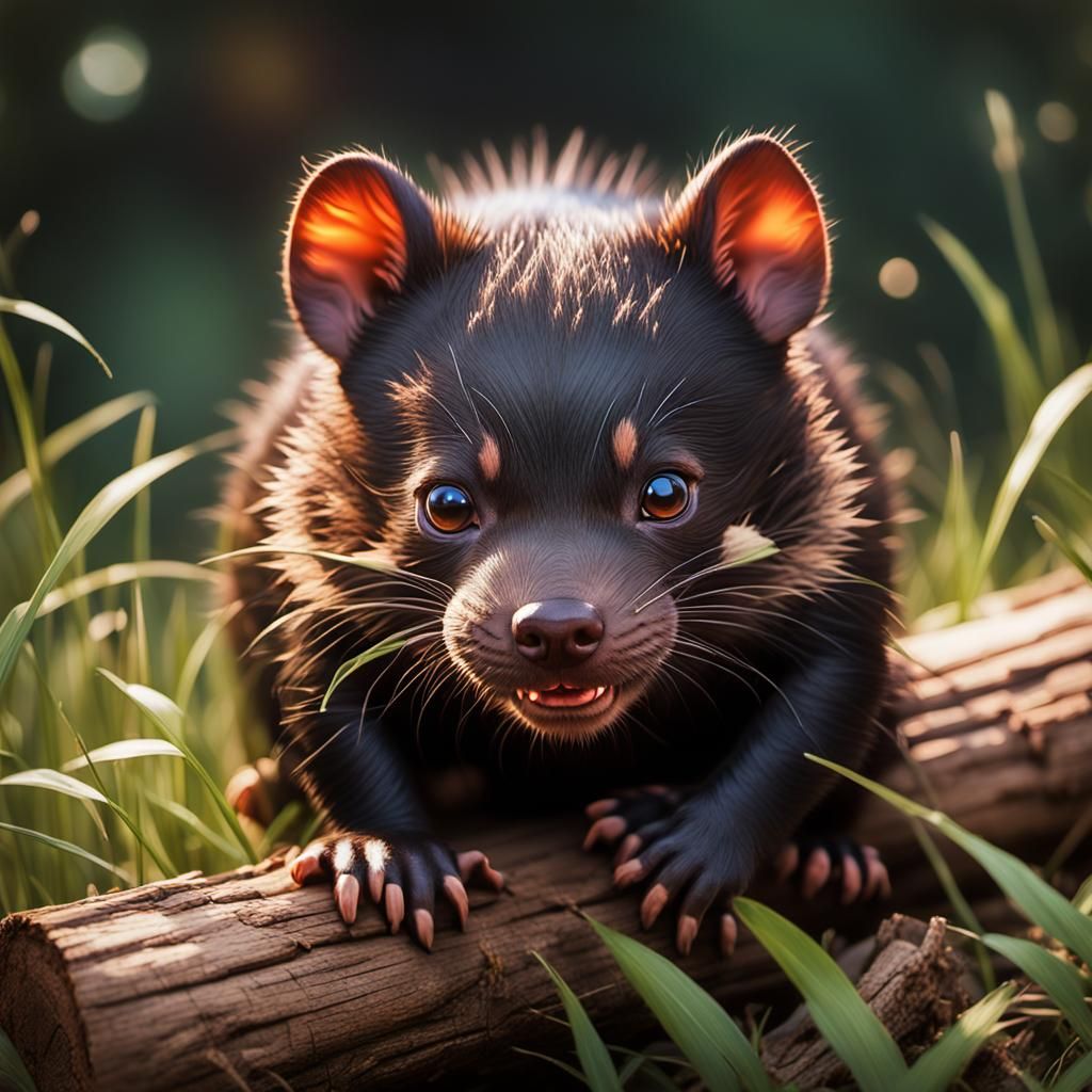 Tasmanian devil cub