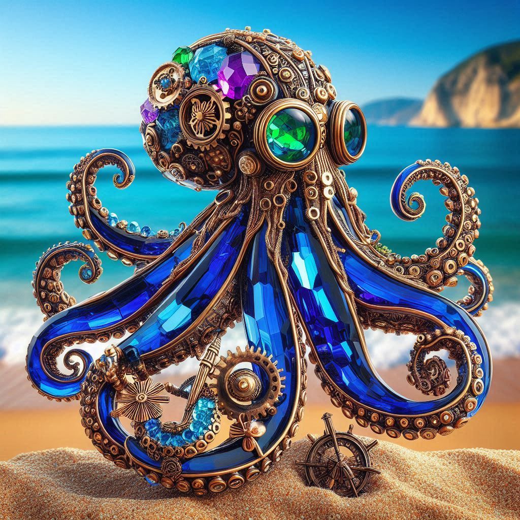 Octopus steampunk