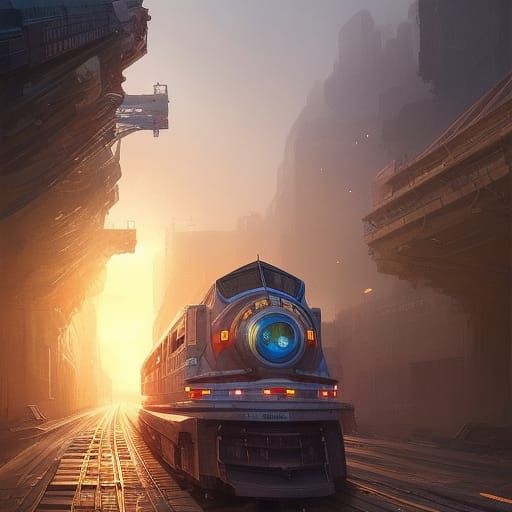 Punk Engine AI Generated Artwork NightCafe Creator