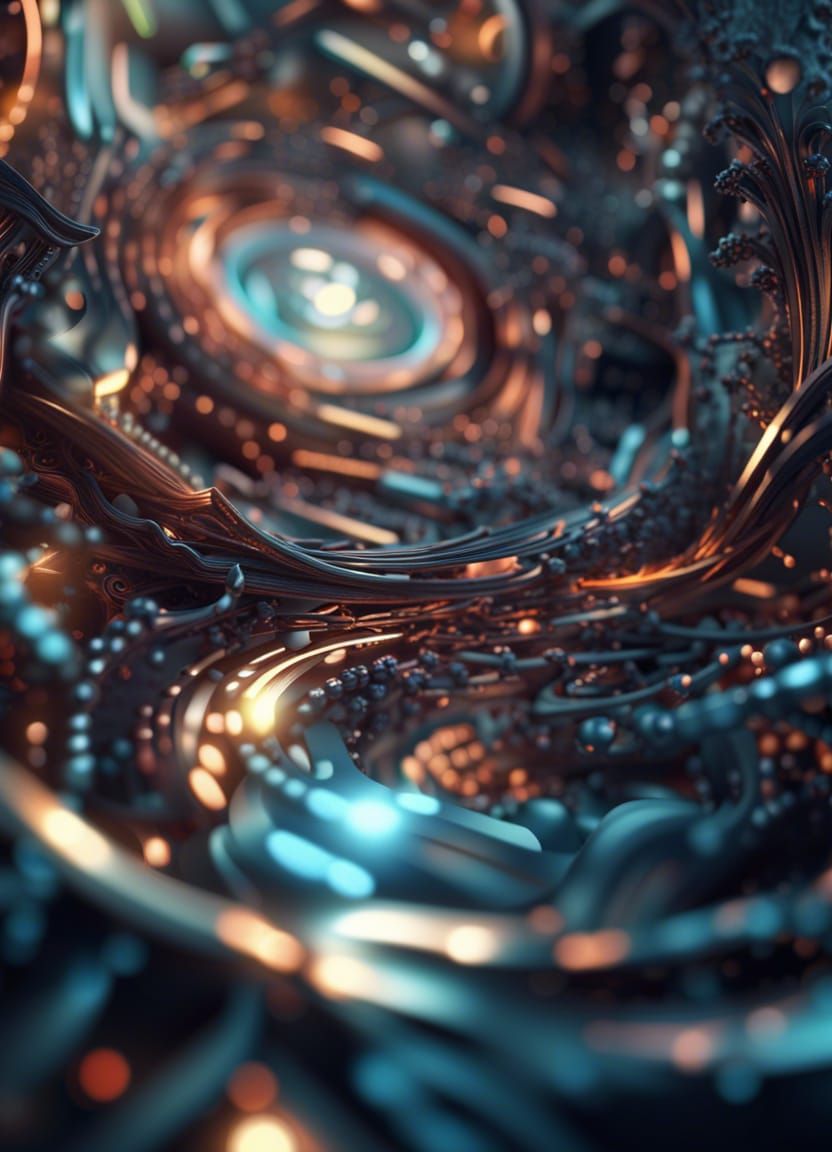 abstract dream, intricate, 4k HDR, octane render, insane det...