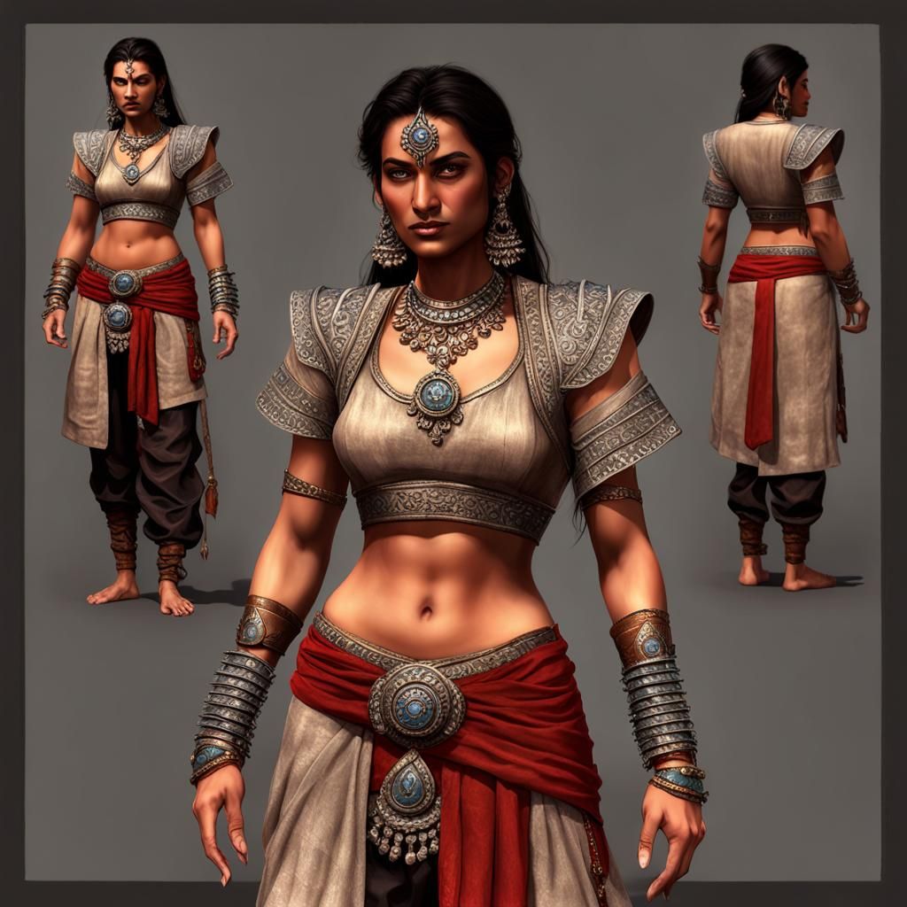 a middle eastern female pirate