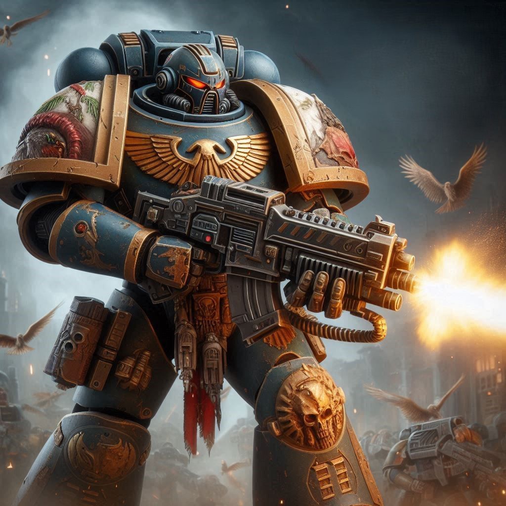 Space marine - AI Generated Artwork - NightCafe Creator