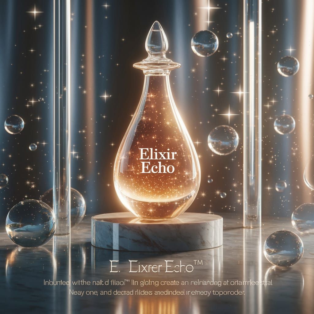 Elixir Echo™ – A Fictional Beauty Product  by @axelb