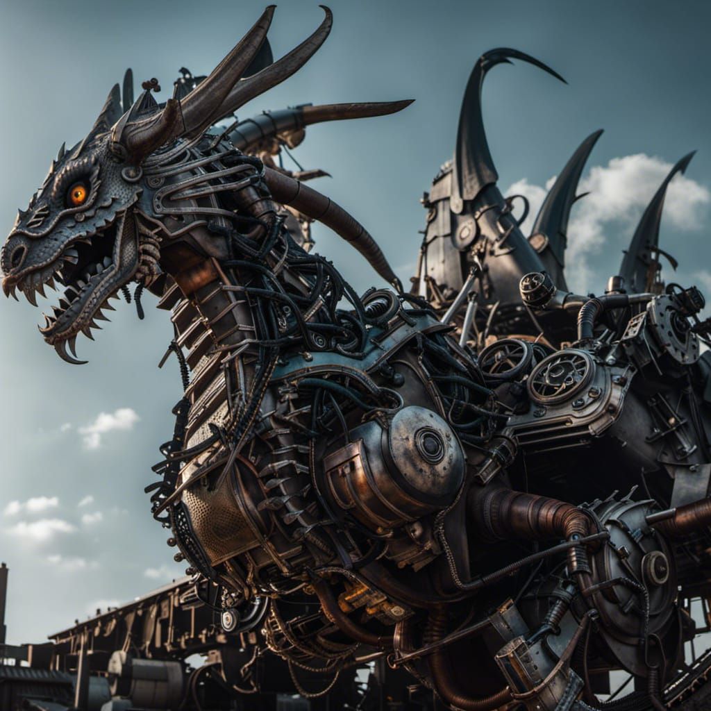 Guardian of the junkyard.  by @Simon C