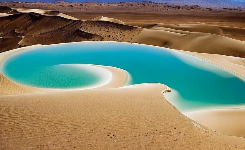 oasis in the desert,