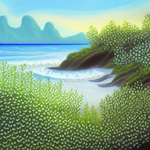 flowing waves