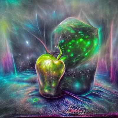 She Took a Bite and Knew the Universe