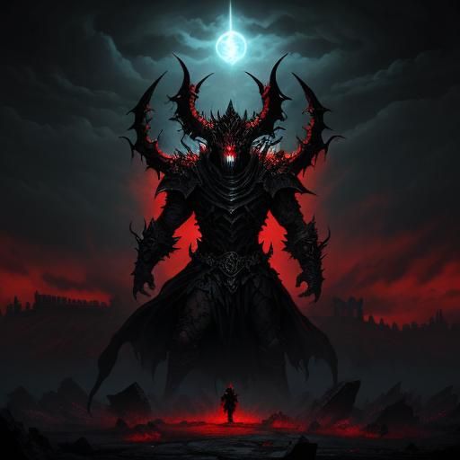 Demonic Being Emerges from Mystical Portal