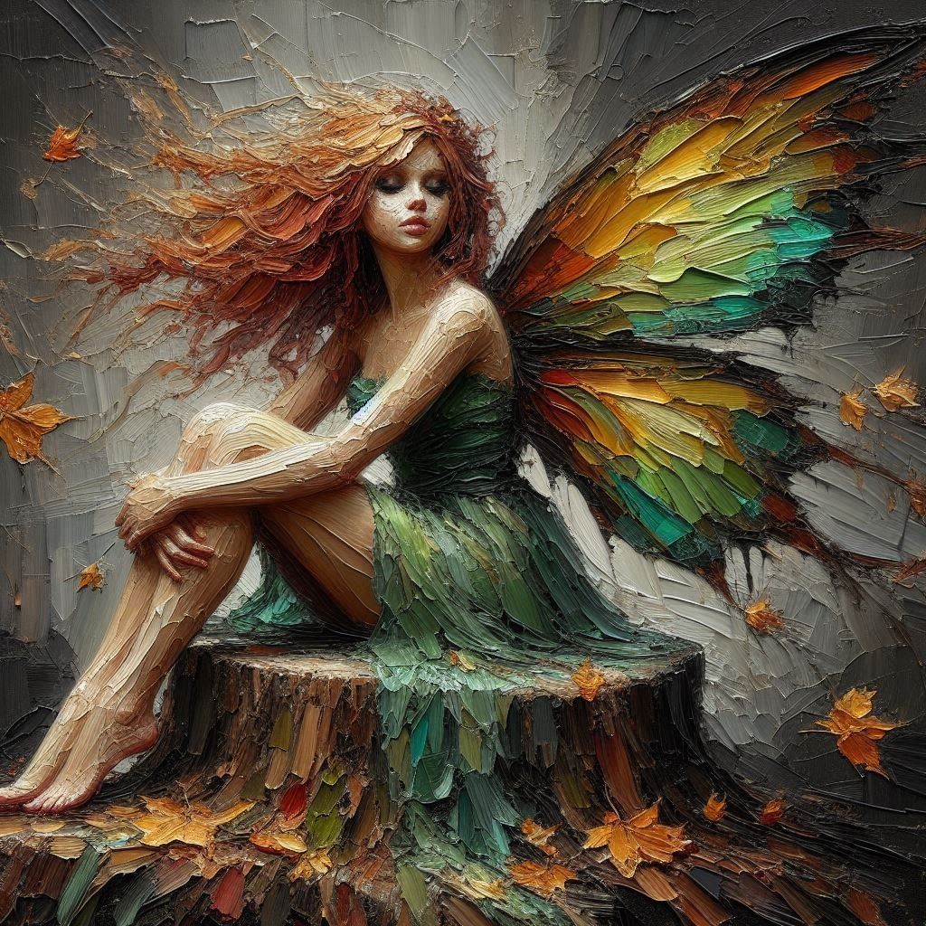 Autumn Forest Fairy  by @Punkmeister