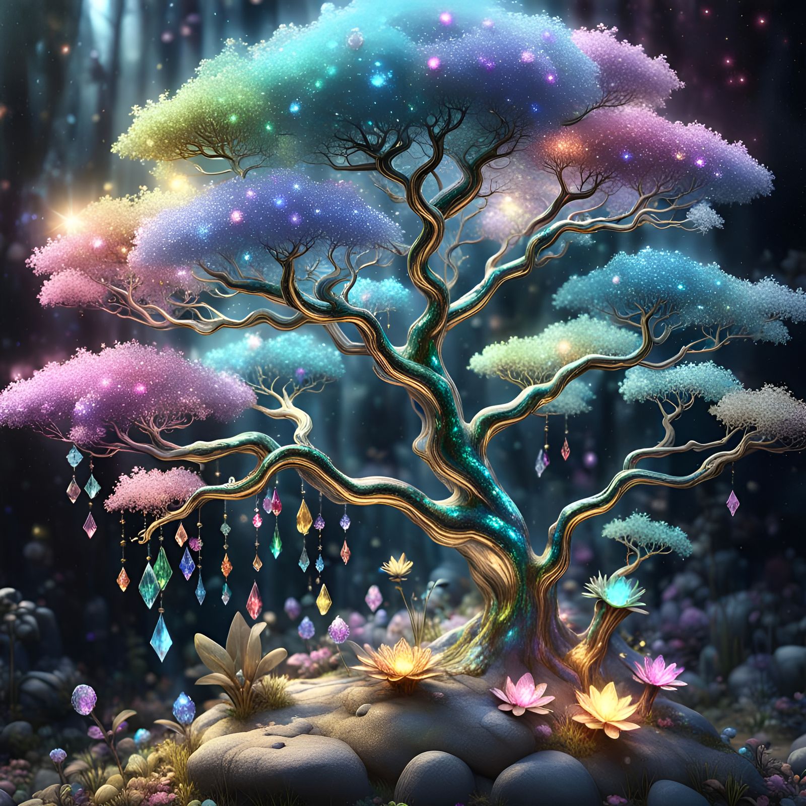 Mystical Tree  by @moo-kun