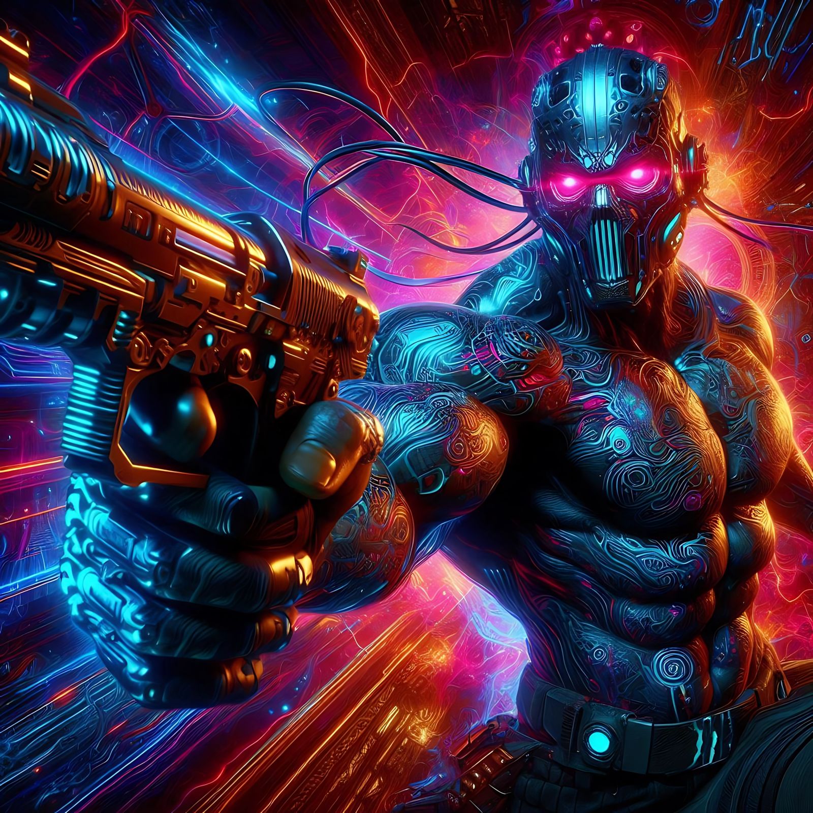 Cybernetik psychopatic gang member (Uploaded)