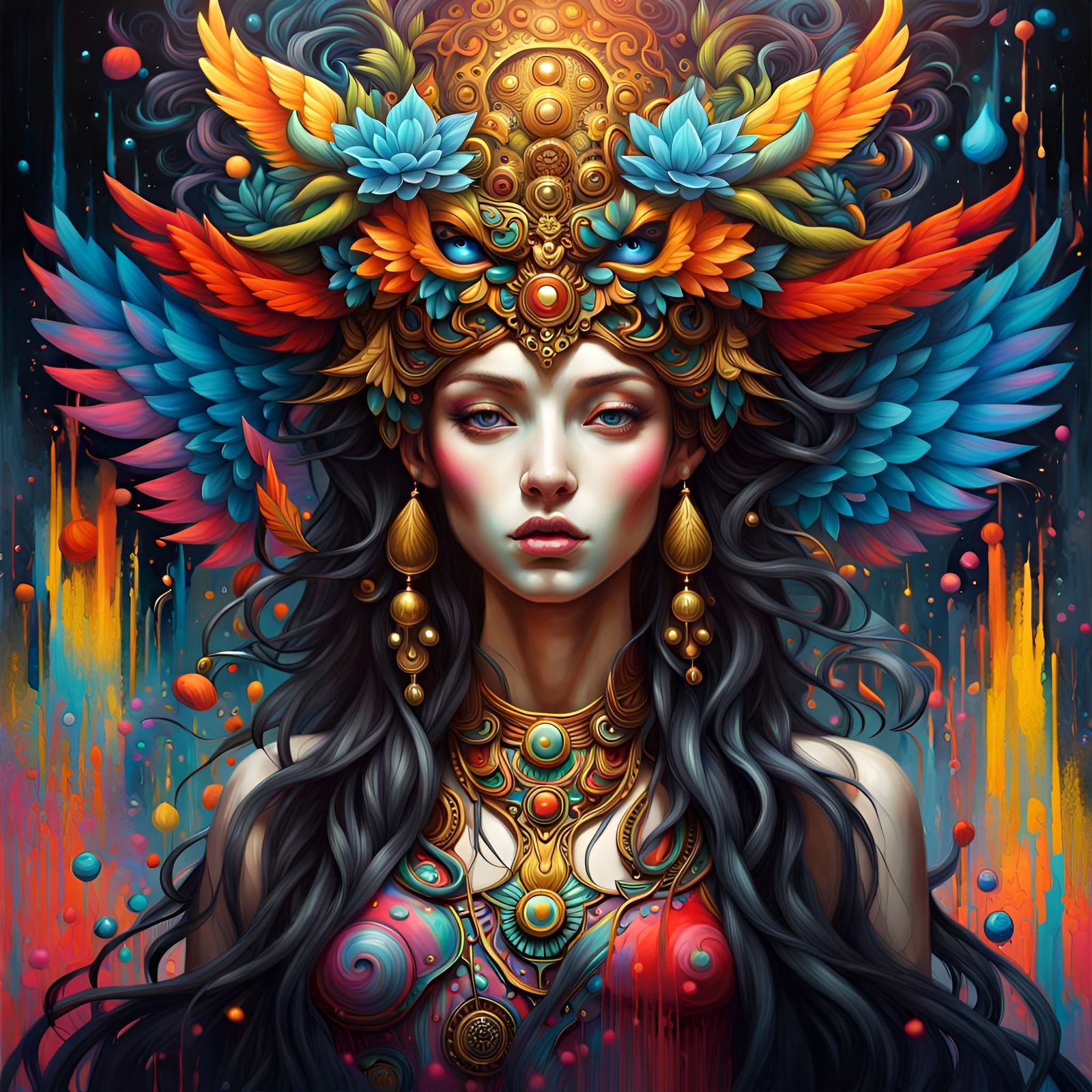 My open Prompt - “Sacred Mythological Goddess” by Chie Yoshii - AI ...