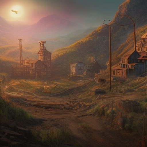 abandoned mining town