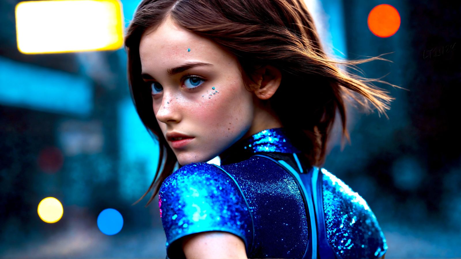 Rumi Ren - Glitter in the air series.