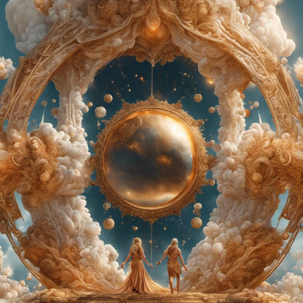 Insanely detailed world of purity and Peace, Love and Harmony, Beauty and Oneness, Intricate Details, ...  by @mrclueis