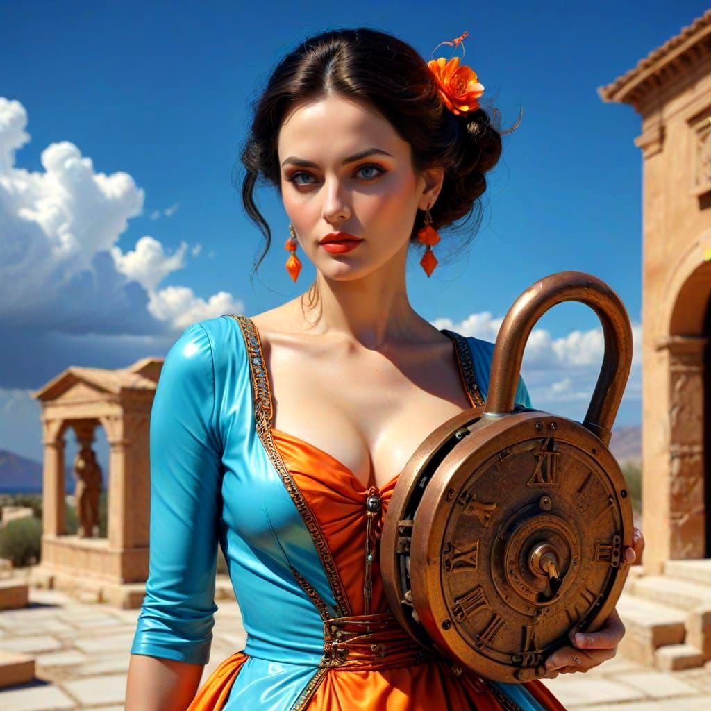 Surreal Goddess in Whimsical Haute Couture