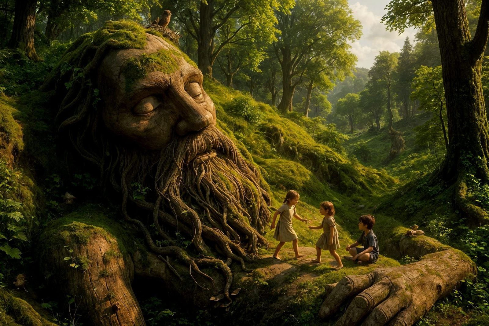 Carved Dreams: The Sleeping Giant  by @Fibek