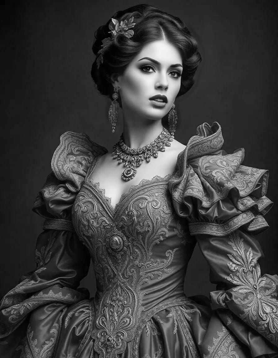 A beautiful woman's portrait