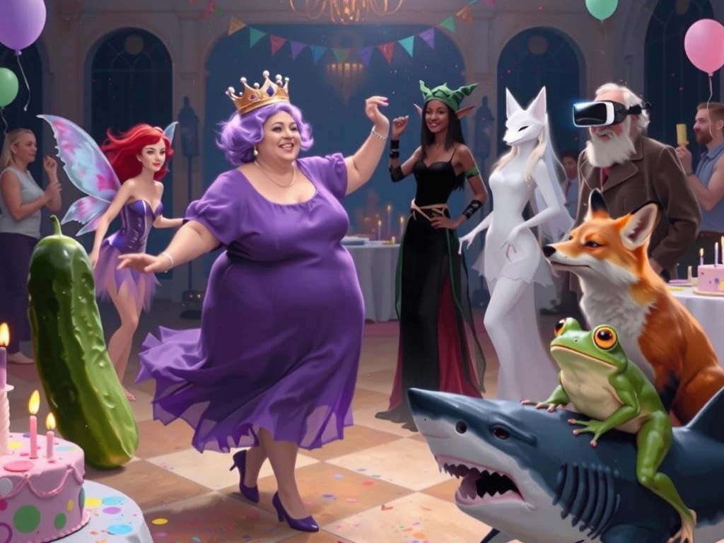 « Dancing Queen » (ABBA) in a « Party » (Queen)