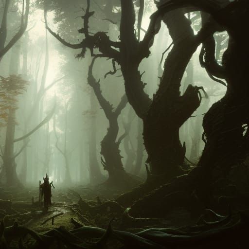 The horrors of the dark wood