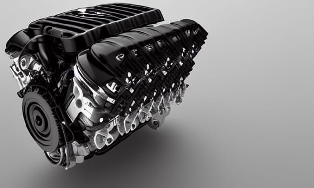 V8 engine