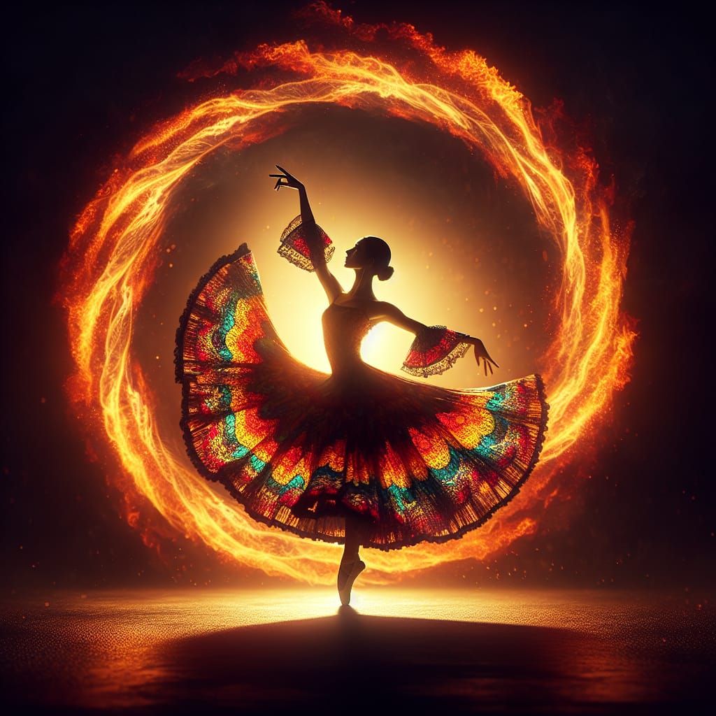fire dancer  by @Josetta
