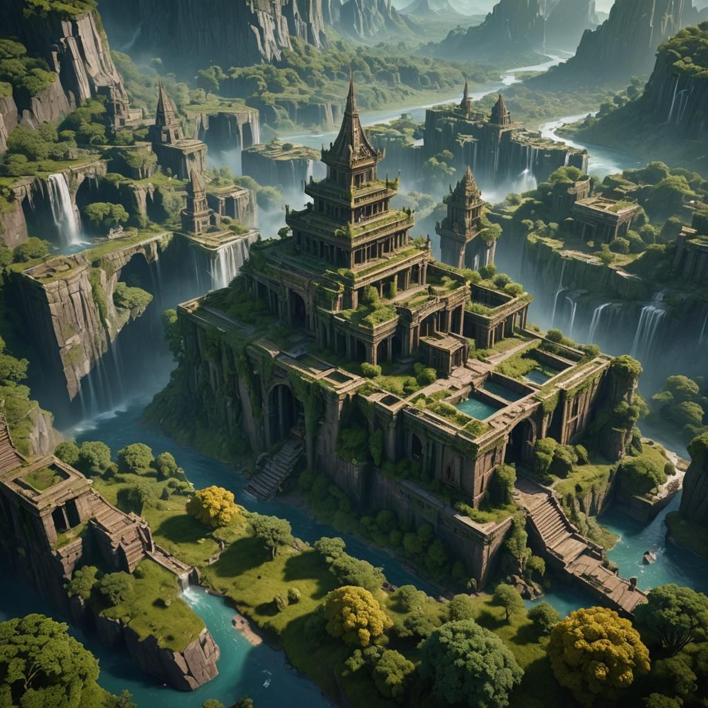 lost civilization reclaimed by nature