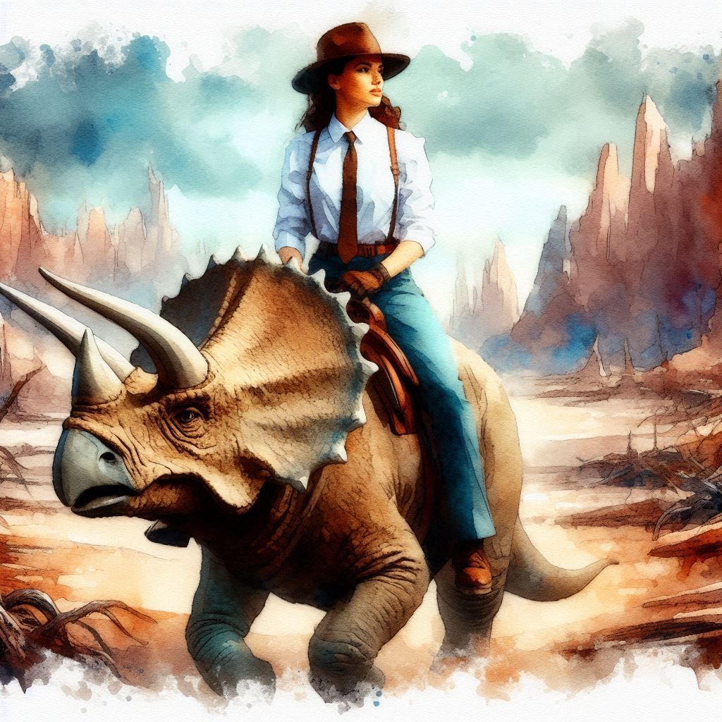 Dr. Miranda Cosgrove PhD "Dino Rider"