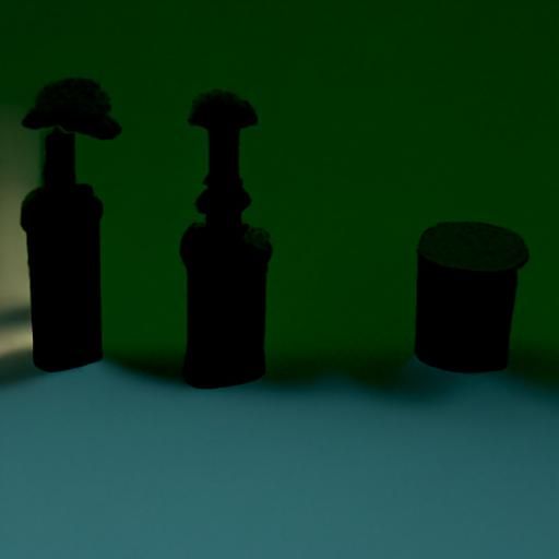 oak trees; deep woods; search party; search lights; night; "...