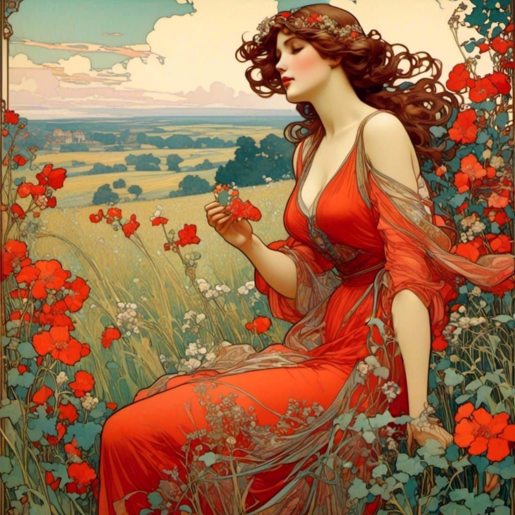 <lora:Art Nouveau Style:1.0>