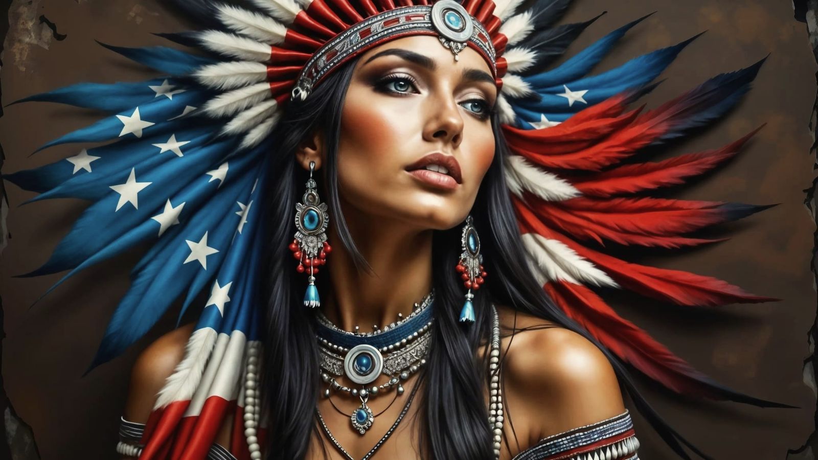 Native American Beauty  by @rikkirik