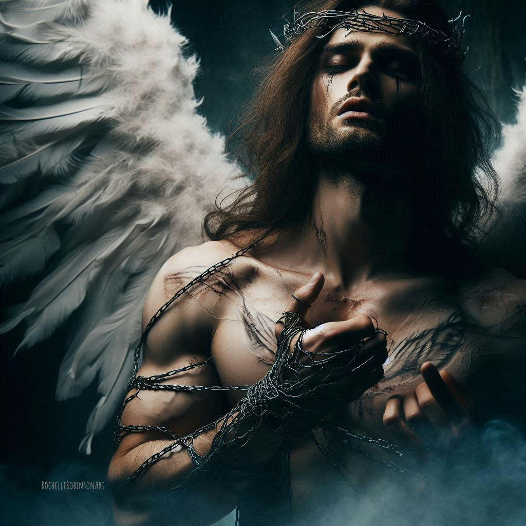 The Fallen Angel In Chains