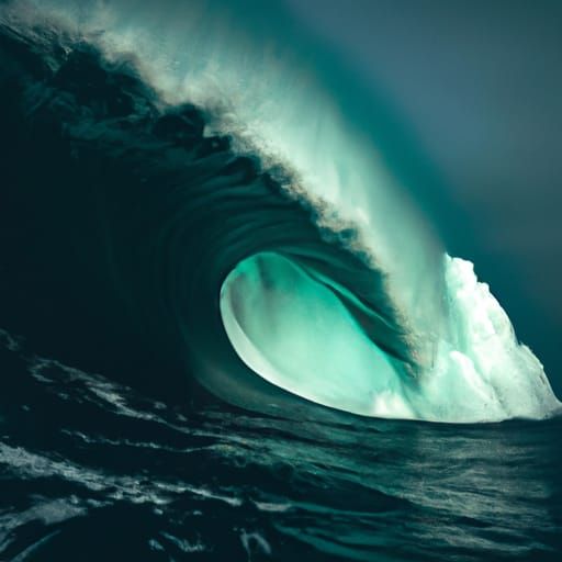 Big ocean wave