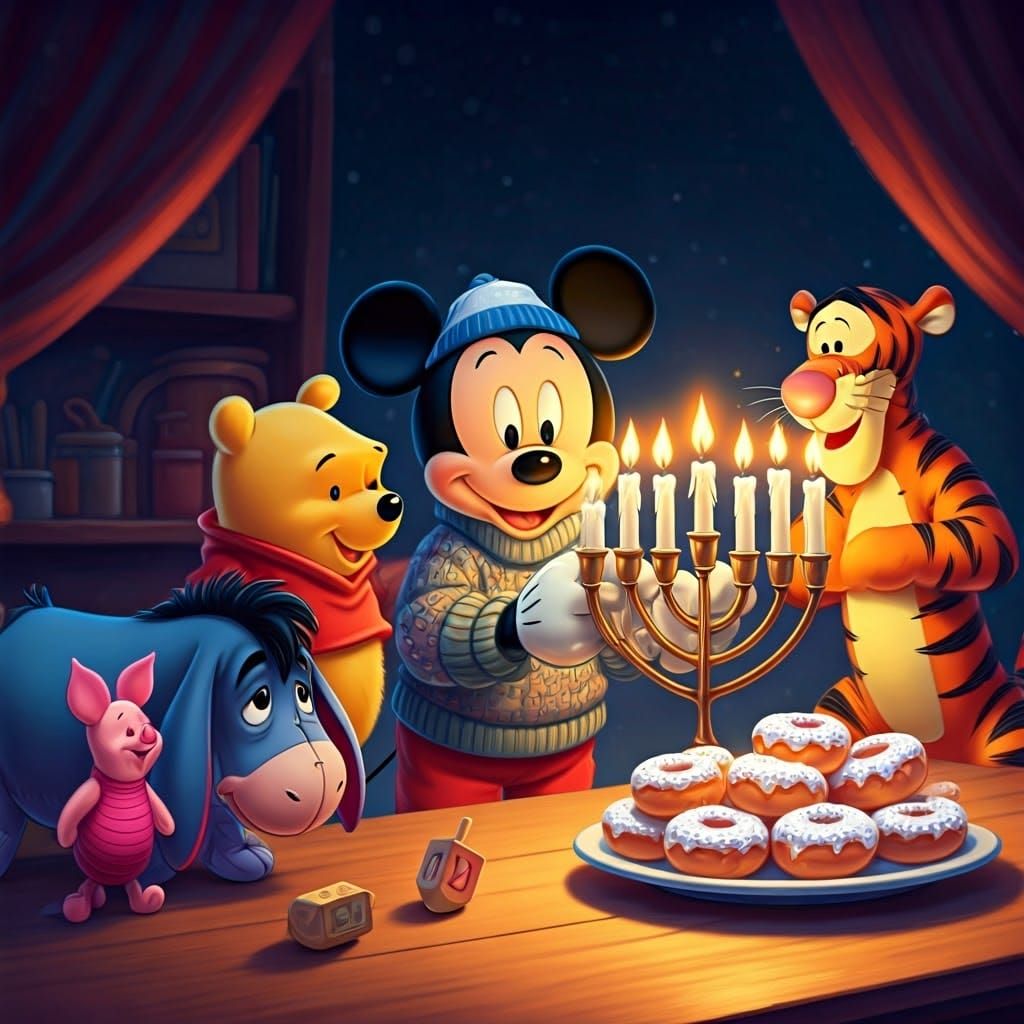 מיקי והחברים החליטו לאמץ את המנהג