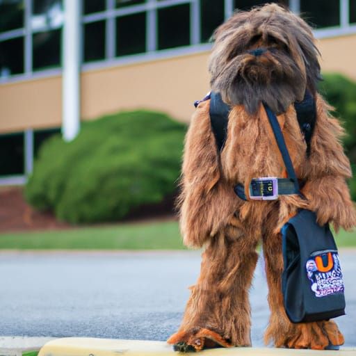 Little Wookie's First Day at School