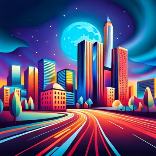 Fantasy Urban - AI Generated Artwork - NightCafe Creator