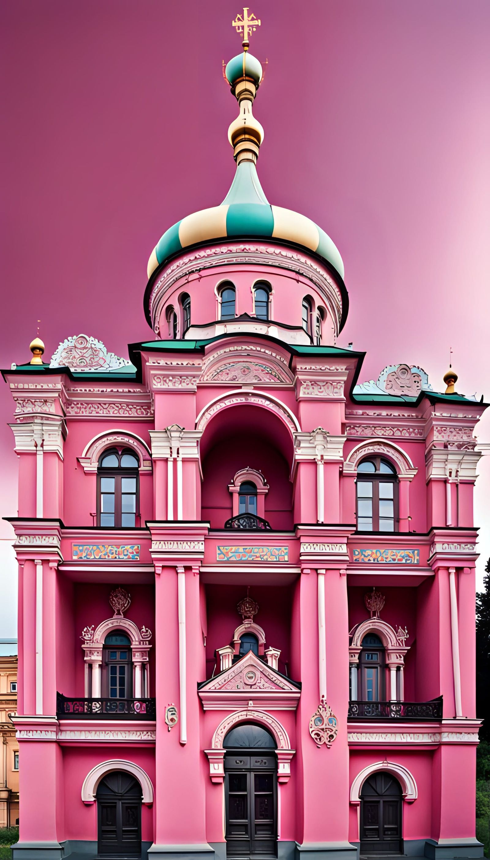 Pink russian architecture I