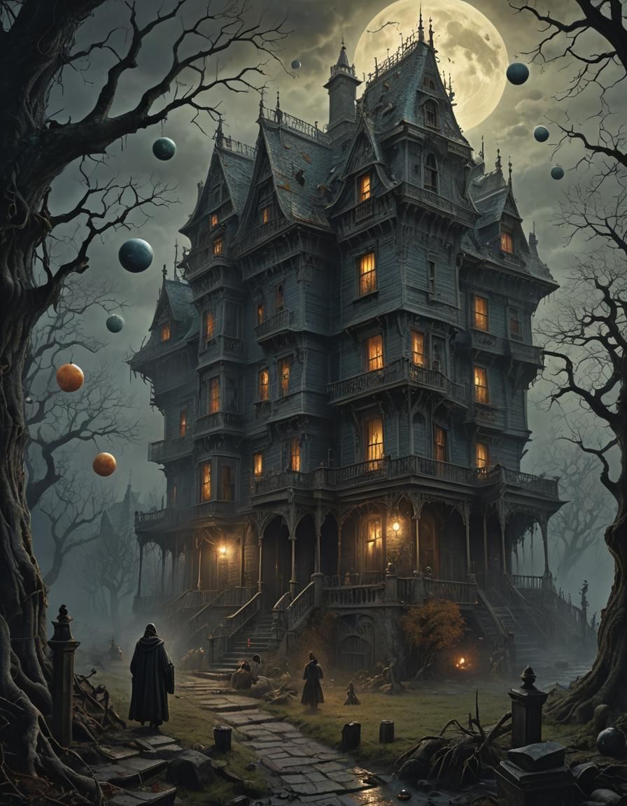 Close-up Epic Masterpiece Maximalist Moody Mysterious Meticu...