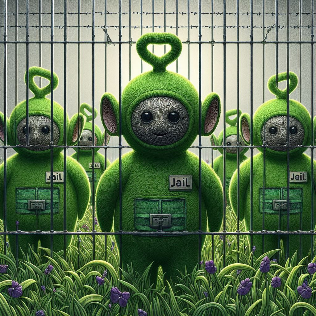 Jail-itubbies  . . . Teletubbies