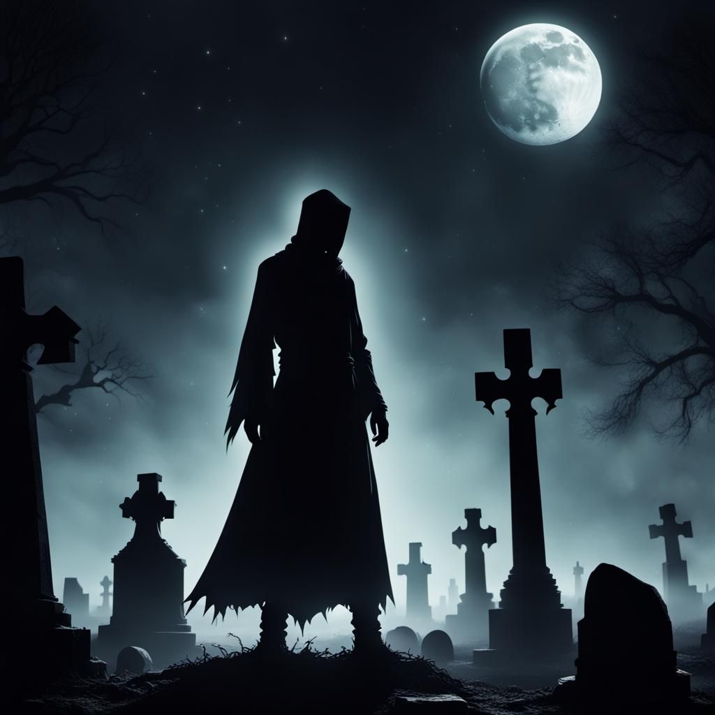 Cursed Cryptic Echoes Silhouette
