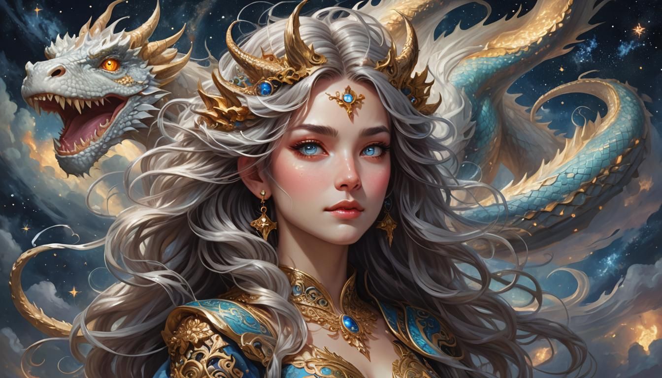 Fantasy Portrait - Ai Generated Artwork - Nightcafe Creator