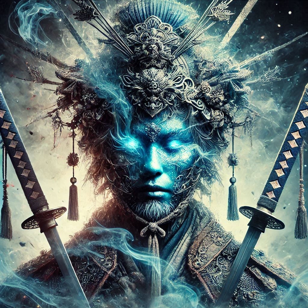 double exposure beautiful fantasy DALL-E 3 portrait landscape..