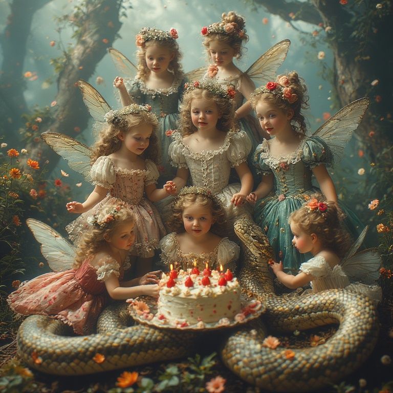 Birthday party in a snake pit