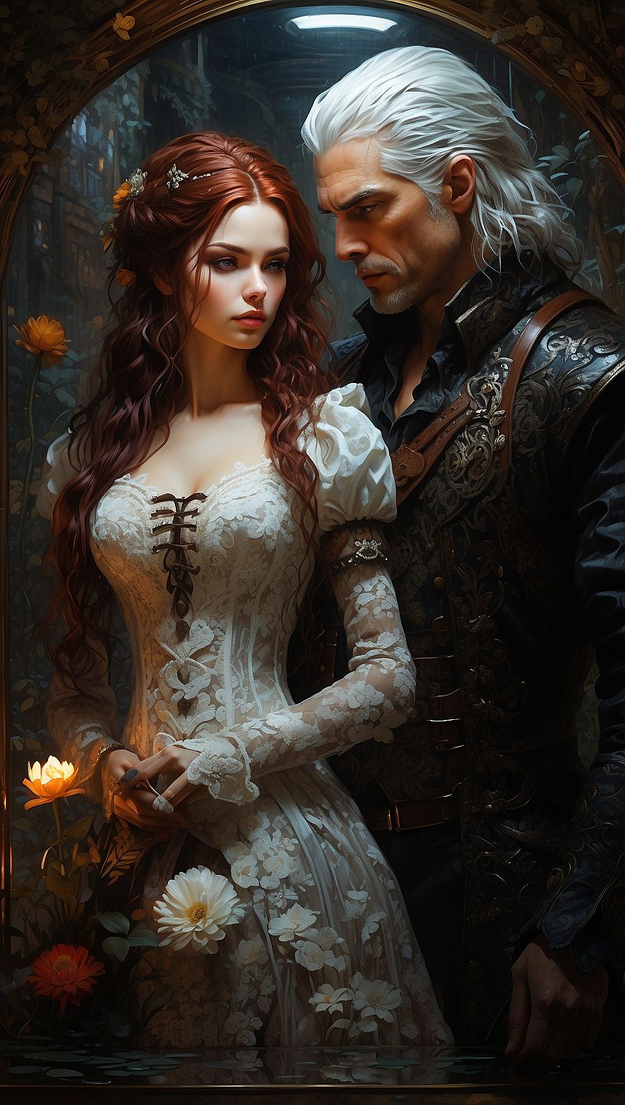 Geralt and Yennefer