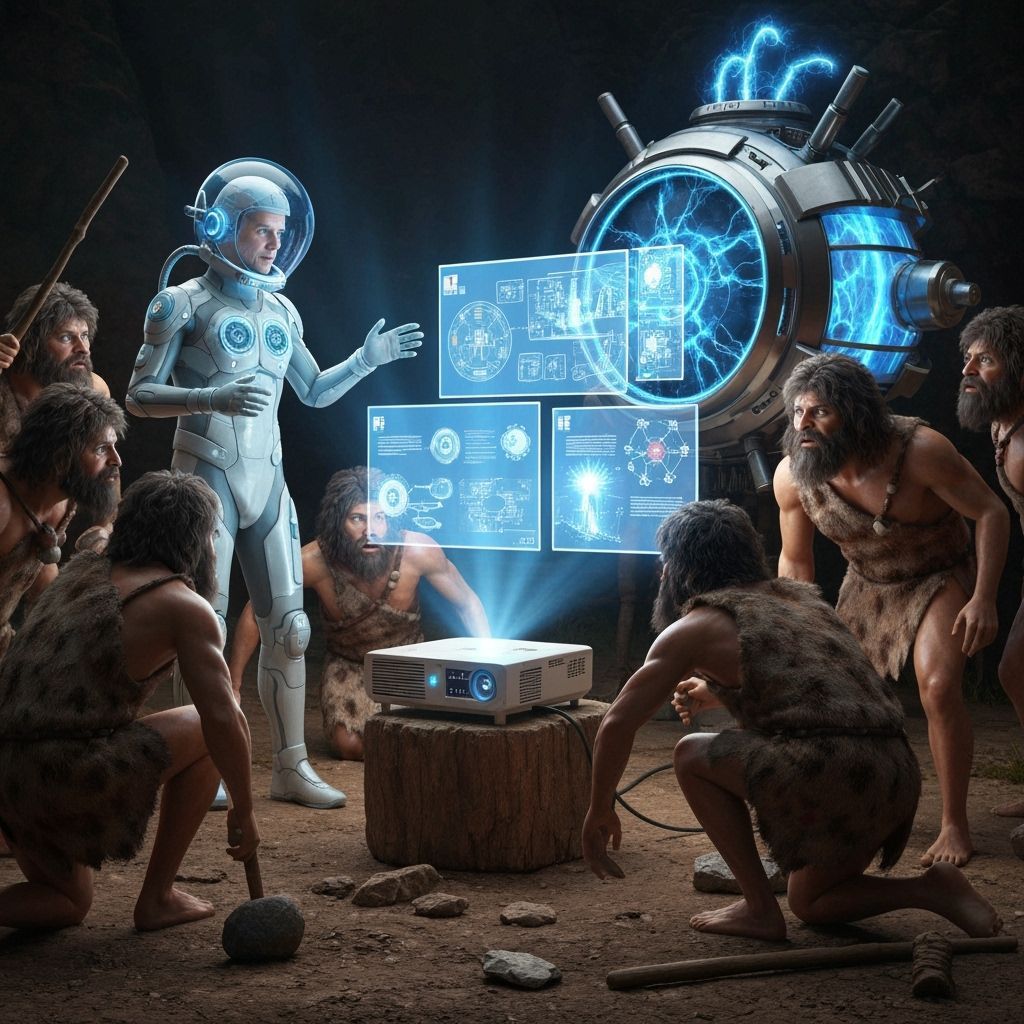 Future Scientist in the Stone Age   by @PVW